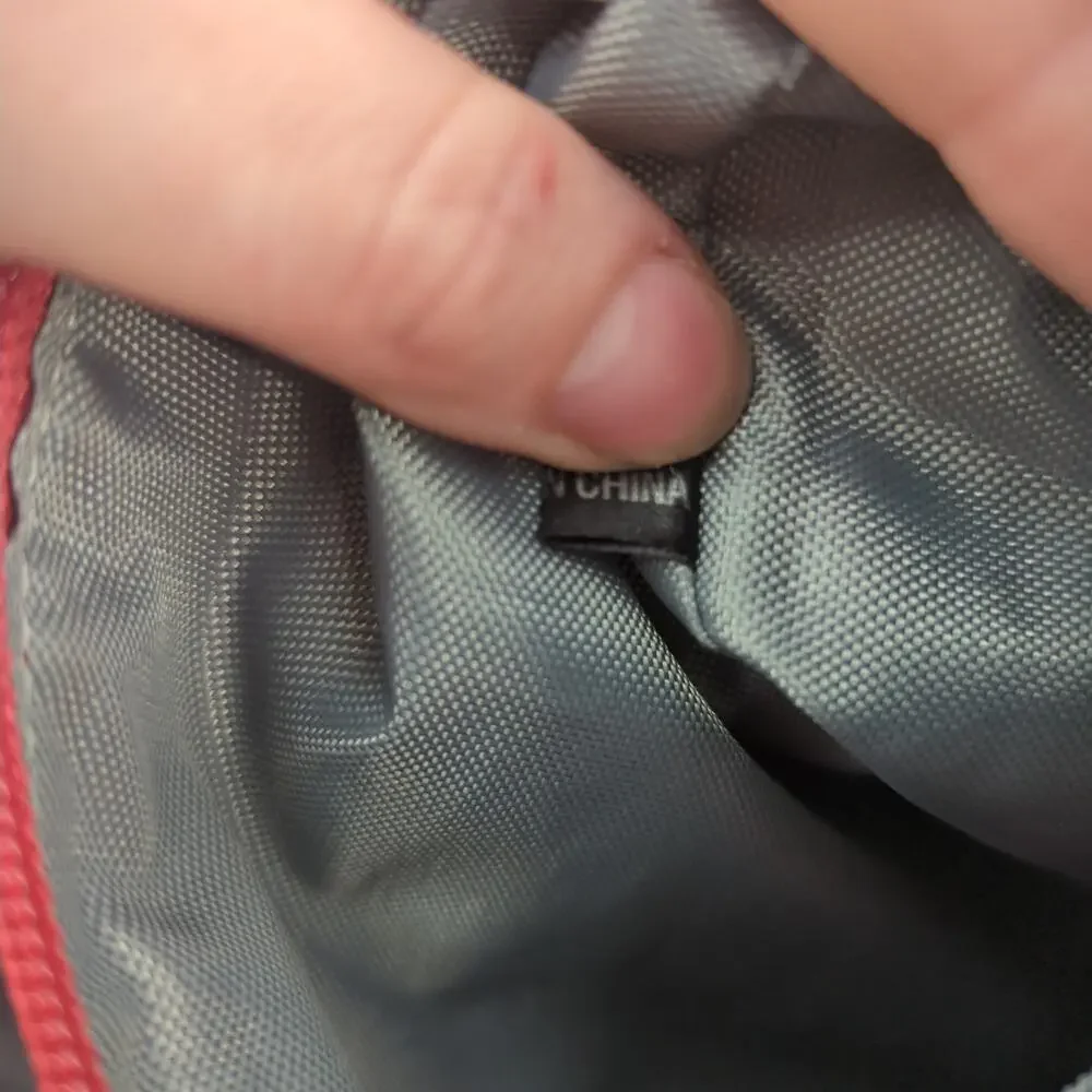 Osgoode Marley Bag Red Crossbody Leather Leaf Artisan